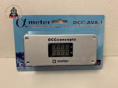 DCC Concepts DCD-AVA.1 Alpha Meter for DC or DCC DCD-AVA.1