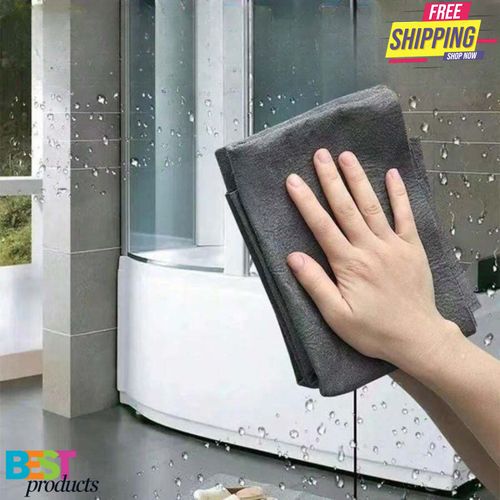 5pcs  Microfiber Magic Glass Cleaning Cloths Streak-Free for Windows & Mirrors — image 1