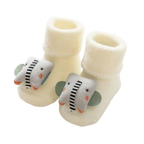 2 Pairs Anti Slip Floor Socks Newborn Warm Thick Socks Baby Girls Boys Sock 0-3Y