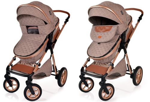 3 in 1 Pram Newborn Baby Buggy Set Travel System with Car Seat Folding Pushchair — image 6