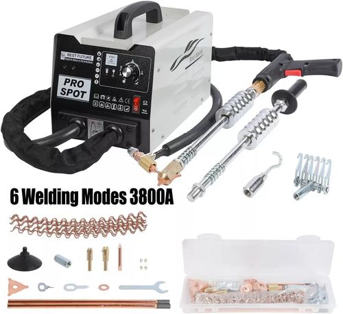 Vehicle Panel Spot Dent Puller 3800A 220V Car Body Stud Welder Dent Removal Kit — image 5