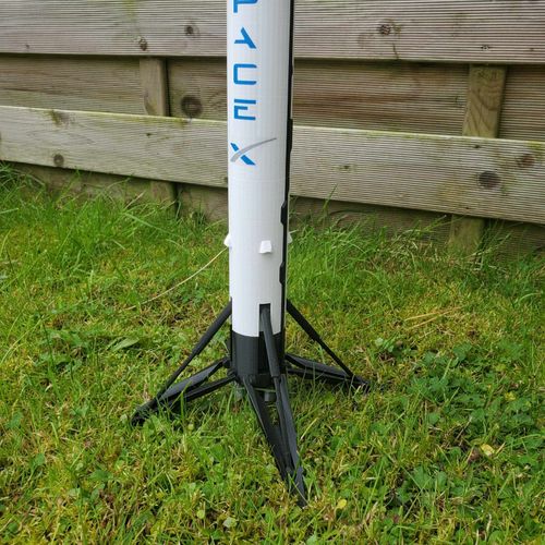 Spacex Falcon 9 Crew Dragon Rocket Model - scale 76 760mm 30inch - Assembled — image 10