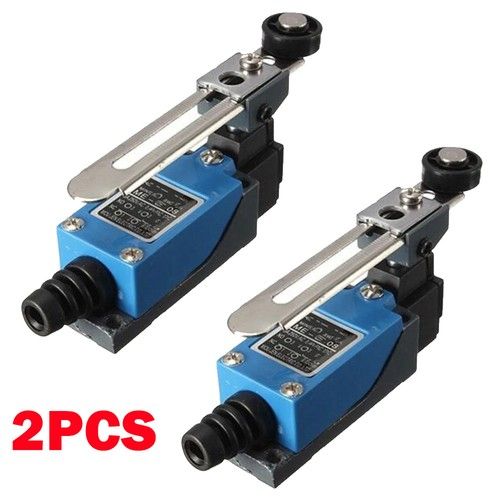 2x ME-8108 Limit Switch Rotary Adjustable Roller Lever Arm MiniLimit Switch UK