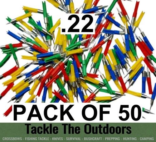 .22 .177 Darts For Air Pistol & Rifle Ballistic Darts, Pellets, Pack of 50 NEW