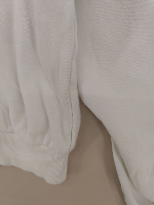 Hush Women's Hoodie XS White 100% Cotton Pullover — image 5