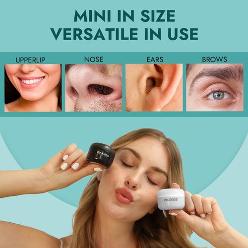 Nose Ear Hair Removal Facial Waxing Kit USB Mini Heater Applicator Sticks Gifts — image 2