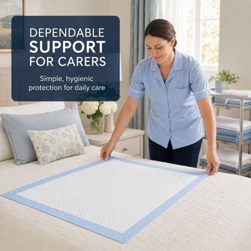 Disposable Incontinence Bed Pads Protection Sheets 60 x 90 cm (25 to  200 Pads) — image 9