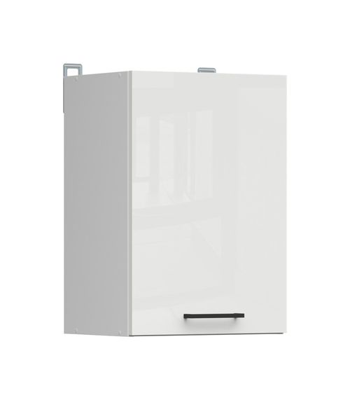 Corner Kitchen Cabinet Set Complete DIY Fitted 11 Units Light Grey Gloss Junona — image 17