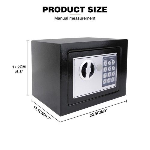 NEW LARGE ELECTRONIC HIGH SECURITY DIGITAL VAULT LOCK STEEL STRONG BOX HOME SAFE