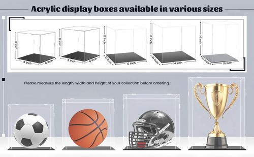 All size  Acrylic Display Case Clear Perspex Box Dustproof  Action Figures Model — image 8