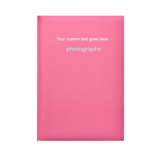 Personalised Text Large Memo Slip In Photo Album 300 6x4 Photos Holds by Arpan