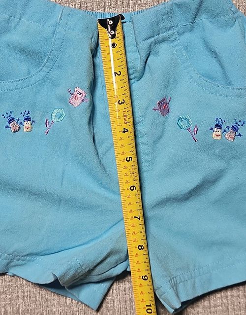 VINTAGE 2000 Blues Clues 2pc Kids Outfit Set Girls Sz 4T Embroidered Nickelodeon — image 6
