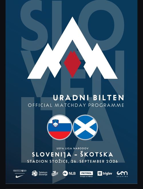 Slovenia V Scotland 2026 Nations League Official Programme (Read Description) — image 1