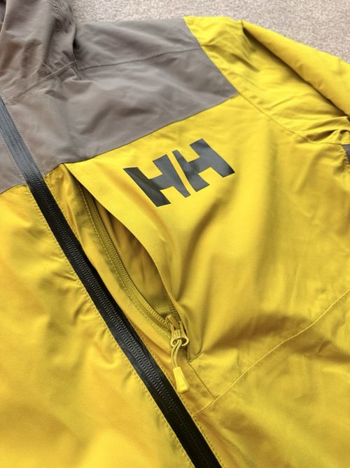 Helly Hansen ULLR Helly Tech Hooded Insulated RECCO Ski Jacket Yellow M — image 4