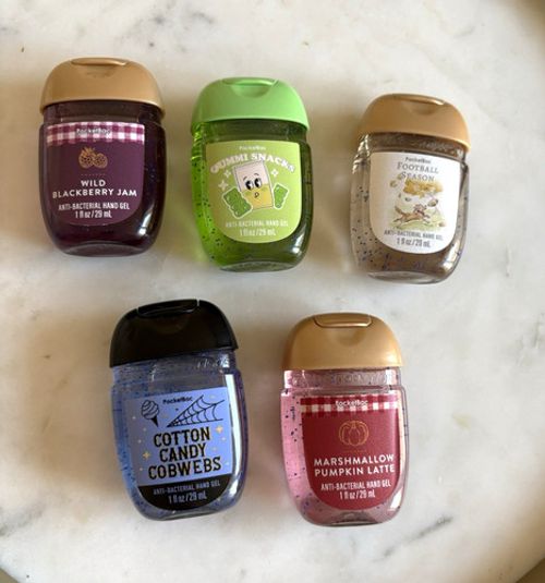 Bath & Body Works PocketBac Hand Sanitiser Antibacterial 29ml Mixed Scents x5