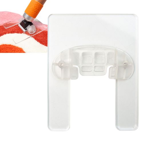 Carpet Trimmer With Upgraded Shearing Guide - Rug Tufting Holder Base — image 1