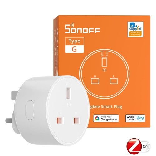 SONOFF Smart Plug,13A Zigbee Sockets Energy Monitoring,Timer & Schedule S60ZBTPG