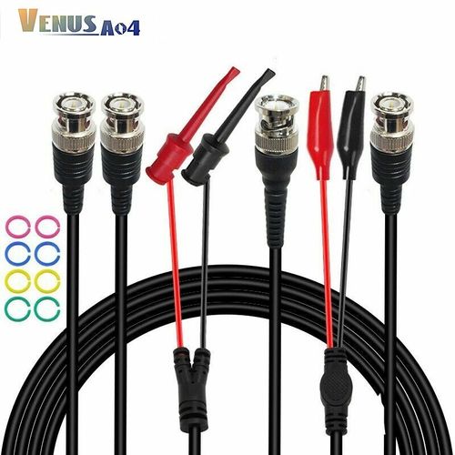 Multimeter Test Leads Kit BNC Test Lead Cable Wire 100Mhz Oscilloscope Probe Set — image 2