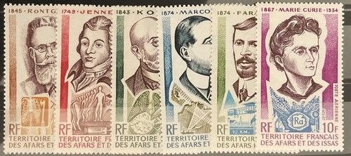 AFARS et ISSAS 1973 Yvert PA 91-93.97-98.102 ** MINT IMMACULATE (07444