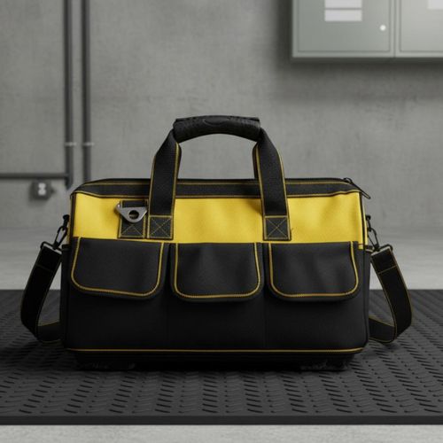 Heavy Duty Canvas Tool Bag Multiple Pockets for Home Repair Workshop Storage Use — image 4