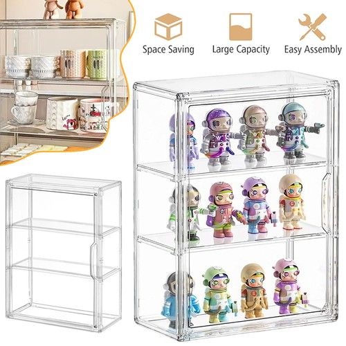 Acrylic Display Box Transparent Showcase Dust Cover Model Car Clear Display Case