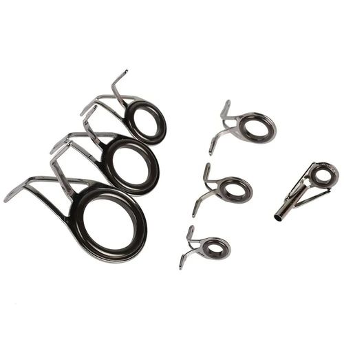 7Pcs Mixed Size Fishing Rings Pole Repair Line Guides Eye UK — image 2