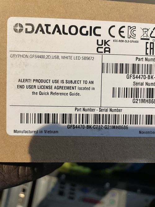Datalogic GFS4470-BK BARCODE SCANNER — image 8