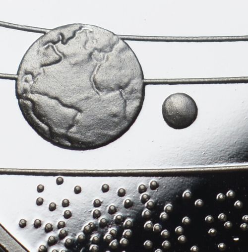 OUR SOLAR SYSTEM .999 Silver Commemorative. Space/Planets/Stars Earth/Moon/Sun — image 4
