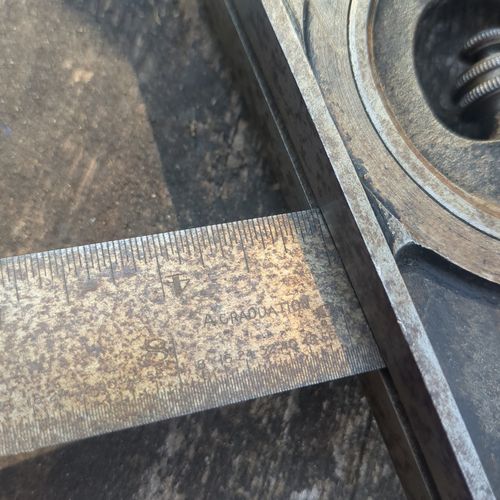 Vintage Moore & Wright Combination Rule with Protractor Head — image 10