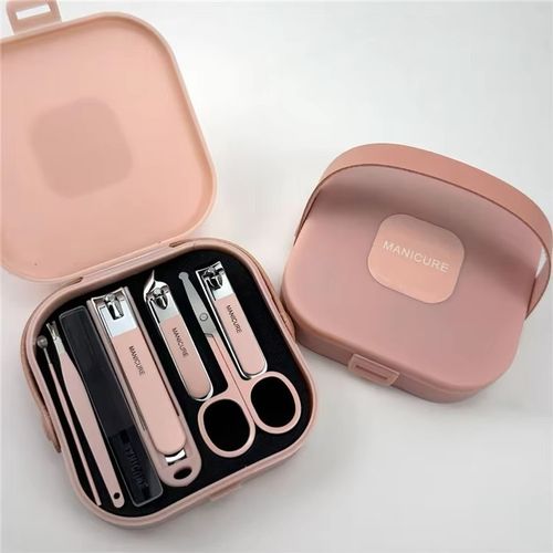 Stainless Steel 7pcs Manicure Set, Nail Clipper Kit, Personal Care Tools — image 2