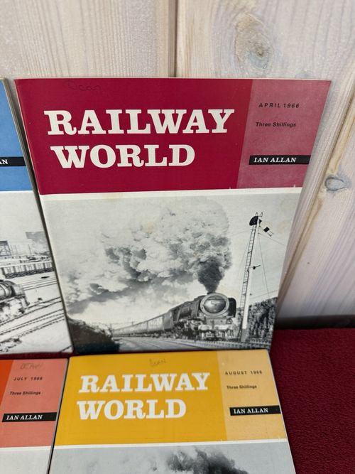 Railway World 1966 Complete Year 12 Issues Jan-Dec Vintage Rail Magazines — image 10