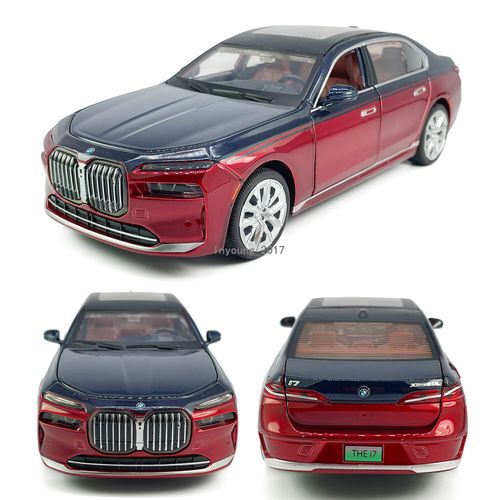 1:24 BMW i7 G70 EV Model Car Metal Diecast Toy Cars Toys for Boys Kids Gifts Red — image 13