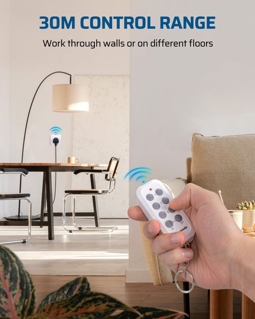 Remote Control Plug Socket, Programmable & Expandable Wireless Light Switch — image 2