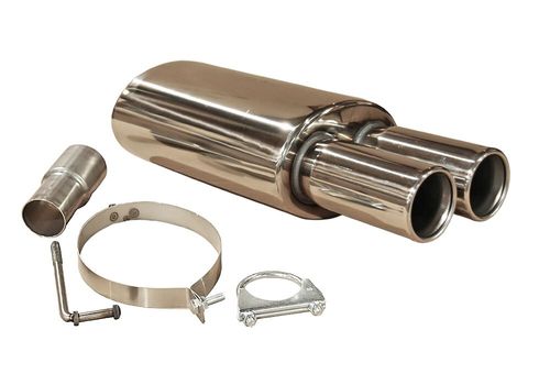 EXHAUST CAT BACK EXHAUST SYSTEM EXHAUST BACK BOX & PIPE WORK FOR FORD FIESTA KA — image 3