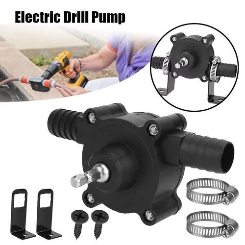 Electric Drill Pump Hand Liquid Transfer Pump Self-Priming Oil Fluid Water Pump