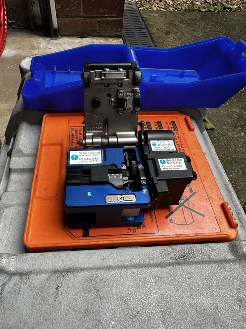 Sumitomo Electric TYPE-72C+ HD Core Aligning Fusion Splicer Kit Cleaver Case — image 3