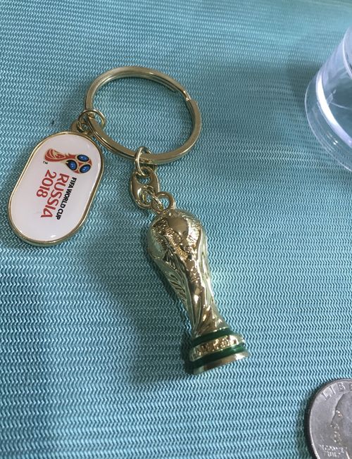 2018 FIFA World Cup Soccer Keychain Pendant Coca Cola Rare Item — image 2