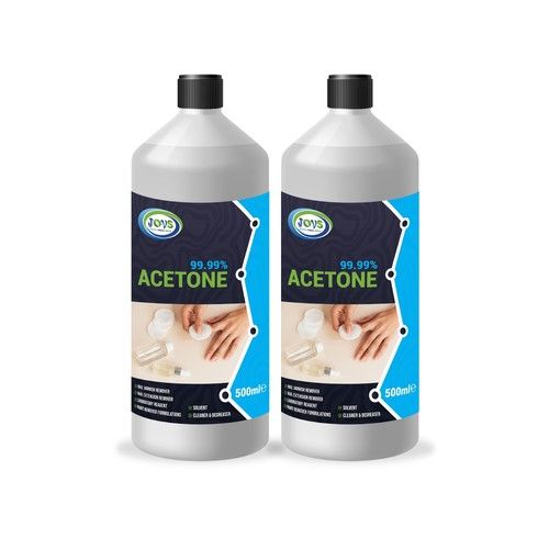 100% Pure Acetone Gel Polish Remover Acrylic Nail Soak Off BIAB 500 ml