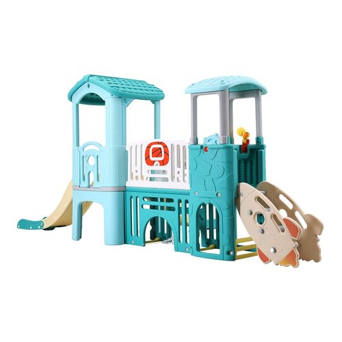 7 in 1 Kids Slide Set Baby Toddler Climber Playground Toy Indoor Outdoor Playset — image 7