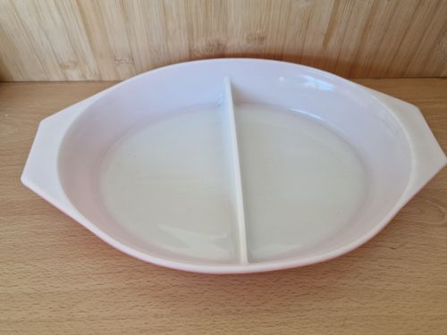 ​Vintage Pyrex Daisy Pink Divided Casserole Dish Serving Dish  1.5 Qt — image 2