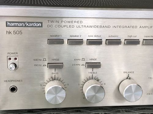 Harmon/Kardon, hk505, vintage, amplifier, scarce, updated, fully working ! — image 2