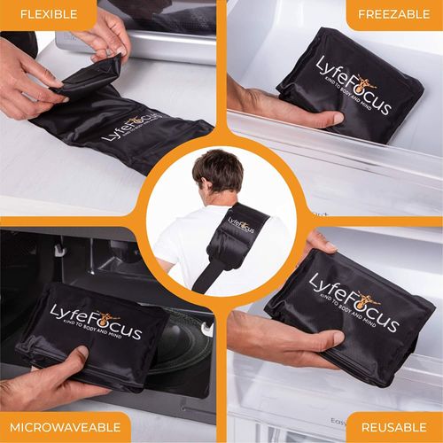 Reusable Hot & Cold Pack Multi-Use Ice Therapy Compression Gel Wrap -LyfeFocus — image 6