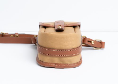 Billingham Ten-16 Camera Bag - Khaki canvas/Tan Leather — image 7
