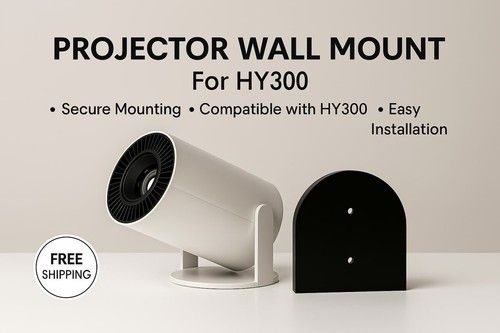 HY300 Projector Wall & Ceiling Mount Bracket | Mini Projector Holder