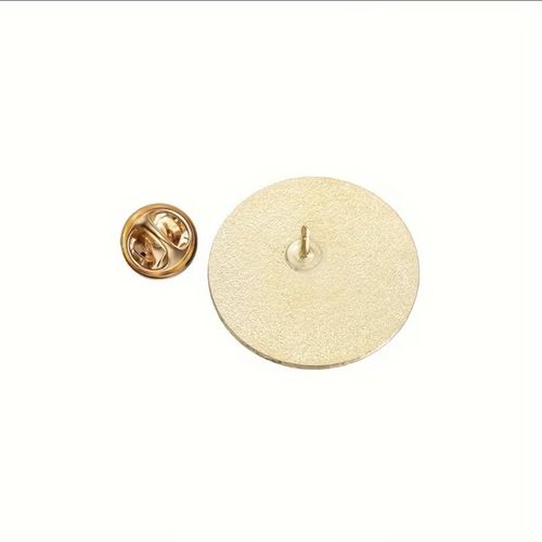 Not All Disabilities Are Visible Black & Gold Round Enamel Metal Pin Badge — image 3