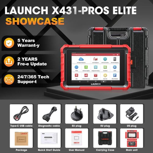 2026 LAUNCH X431 PRO ELITE V+ PRO5 Car OBD2 Scanner Diagnostic Tools ECU Coding — image 13