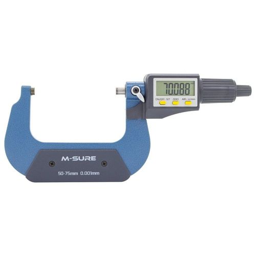 M-SURE Digital External Micrometer 50-75mm / 2-3" Precision Measuring Tool — image 3