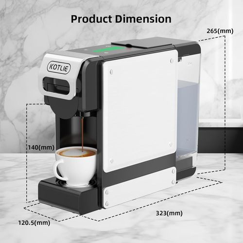 19BAR Multifunction Coffee Capsule Machine for Nespresso Original/Dolce Gusto.. — image 8