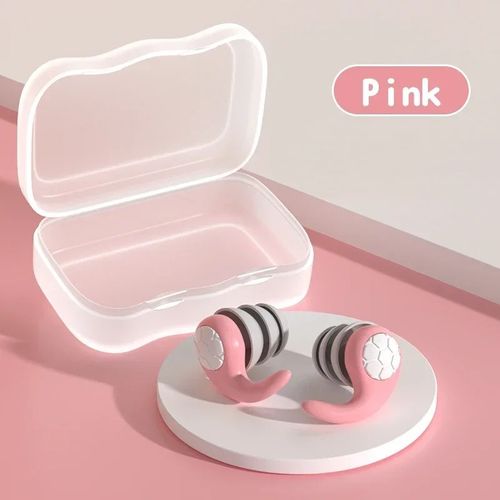 Silicone Noise Cancelling Sleeping Earplugs Comfortable 3 Layer 40db Ear Plugs — image 1