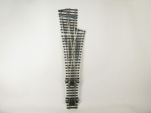 Peco SL-E199 3 Way Point Turnout, Medium Radius Electrofrog C 75 OO Gauge Track — image 1